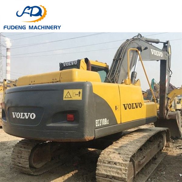 EcoFriendly Refurbished Crawler VOLVO EC210BLC Excavator with 21Ton 0.3m³ Bucket Excavator for Waste Management