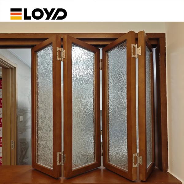 High-Security Aluminum Folding Window with Multi-Point Lock