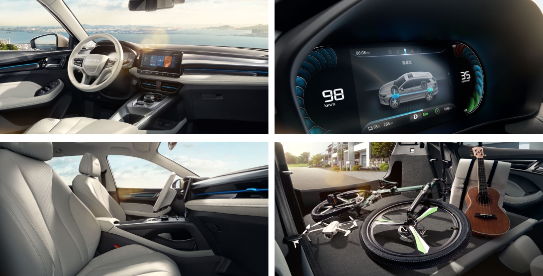 Автомобиль высокой эффективности автомобиля 501KM долгосрочный SUV Roewe Ei5 EV для семей