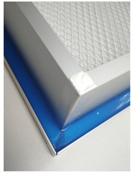 Aluminum Frame Industrial HEPA Filter Top Side Gel Seal Leakproof For HEPA Box and Pharma