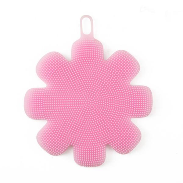 Food Grade Soft KitchenSilicone Dish Sponge Cleaning Sponges Washing Brush