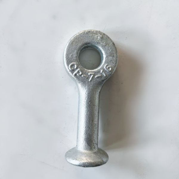 Hot Dip Galvanized 50kN Ball Eye For High Voltage Power Line Insulator Fittings