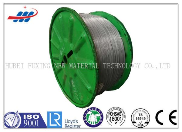 Bright / Silver High Carbon Steel Wire Cold Drawn Type With Zinc Coated