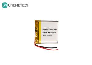 4.35V Baterias Lipo de Alta Tensão 754335 3.8V 1500mAh Bateria de Lítio Recarreg