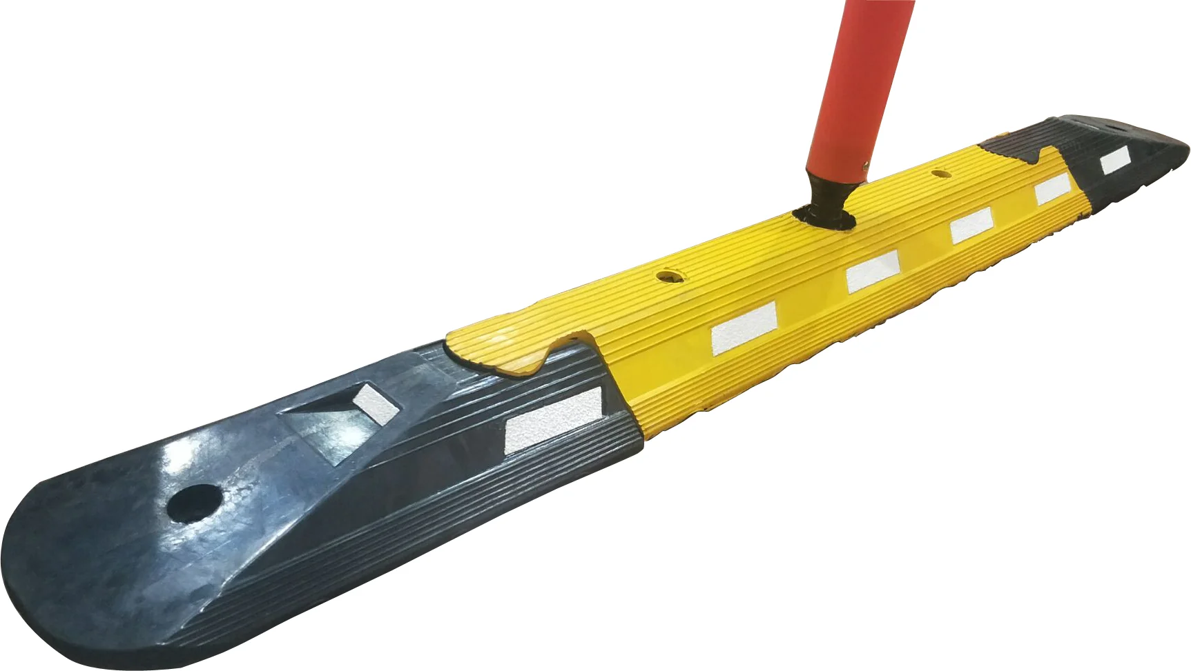 Roadsafe Traffic Road Delineator Post Diviner High-Intensity Prismatic Reflective Flexible 90cm Rubber Base Connecting Heavy Duty 15kgs