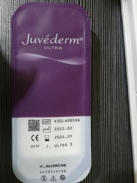 Remplisseur remplissant Juvederm de lèvres de visage remplisseur cutané d'ultra 3 acides hyaluroniques