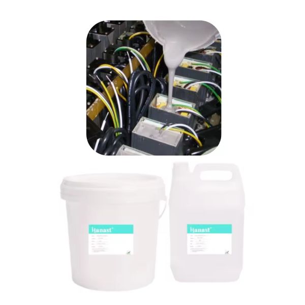 1.0 Thermal Conductivity Two-Component Liquid Potting Silicone Rubber for PCB Power Modules Batteries Sensors Color