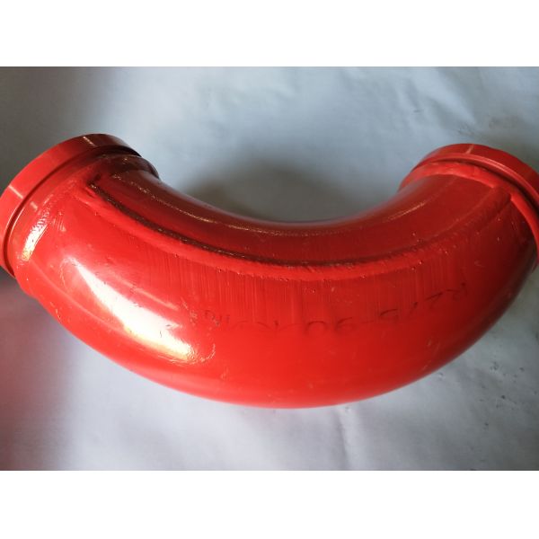 13759028 Couleur rouge bout de coude 125*R275-90 pour pompe à béton