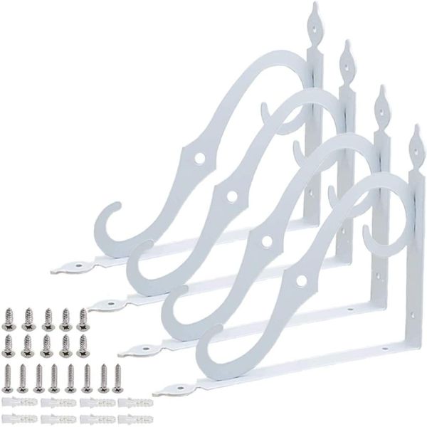Белое литовое декоративное полотно стенка для постельного шкафа металлическая стойка