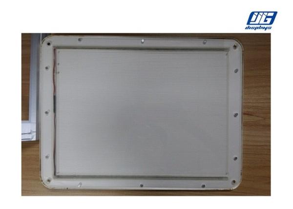 Table Display Crystal Light Box Stand Round Corner Single Side Picture Holder