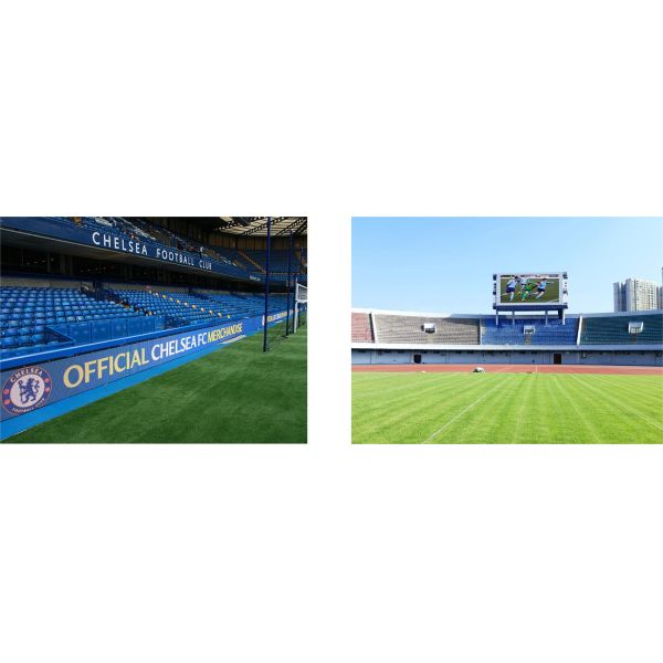 Armário de alumínio de perímetro de LED P10mm exterior 6000nits Alto brilho 3840Hz taxa de atualização