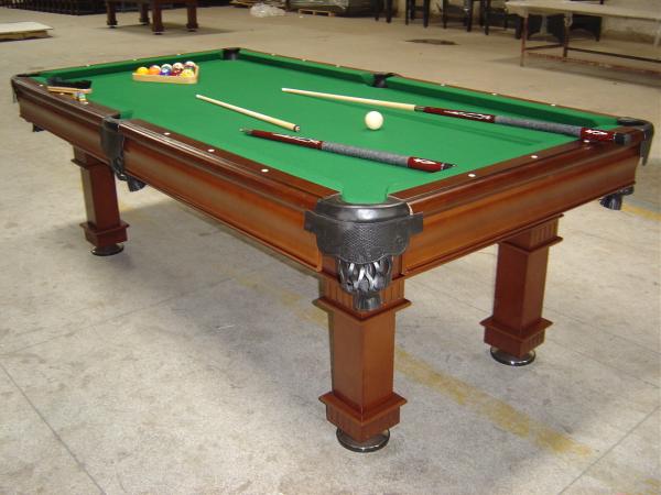 Tournament 8 Foot Billiard Table , Home Pool Tables With Painted / Leather Pockets