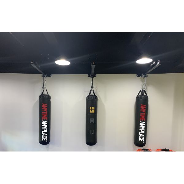 Home Gym 4FT Tall Heavy Bag Rack Wall Mounted Boxing Sandbag Holder