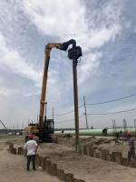 40~45 ton Excavator Mounted Wood Pile Driver Flexible Control