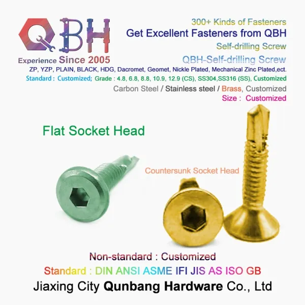 Customized Truss Wafer Head SDS Screw Qbh 304 Stainless Steel