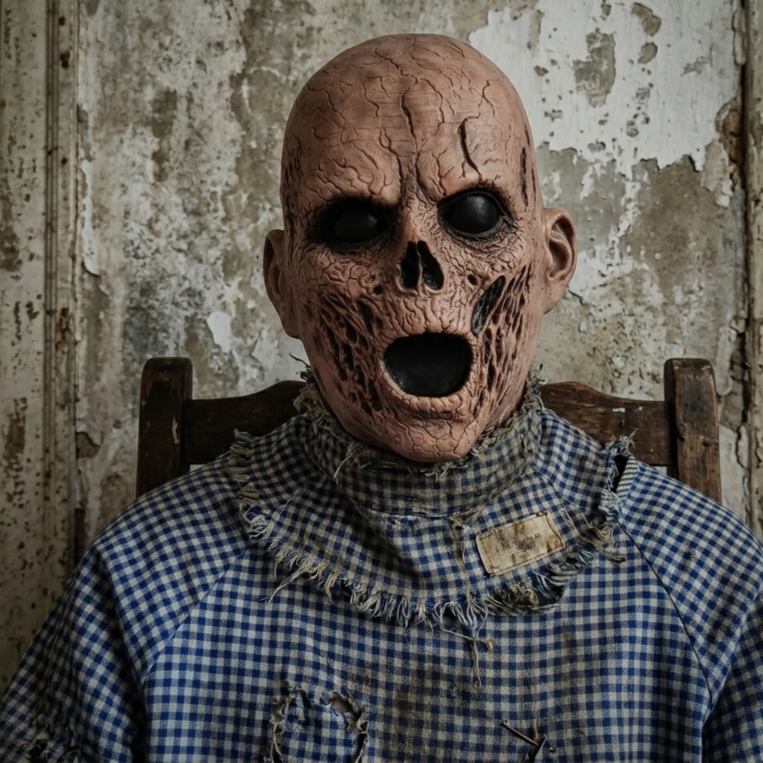 Realistic Scary Latex Zombie Mask – Full Face Horror Design for Halloween,