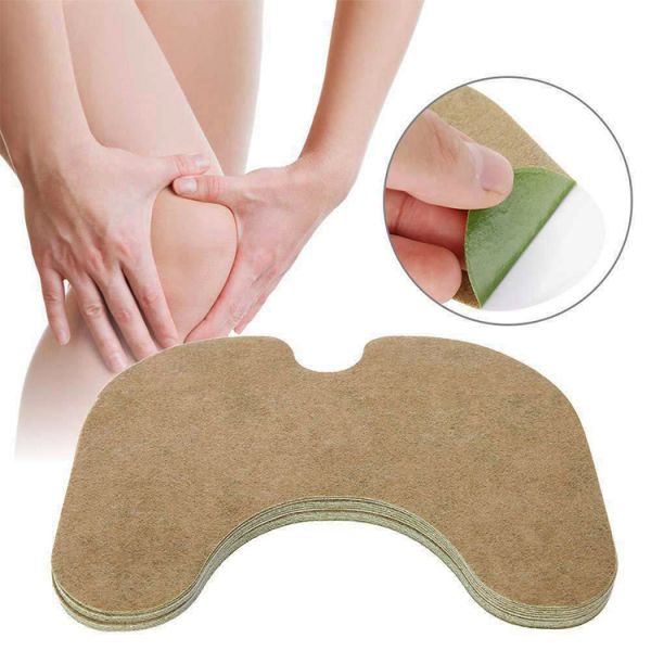10pcs/box Natural Wormwood Herbal Knee Pain Relief Knee Patch for Herbal Plaster