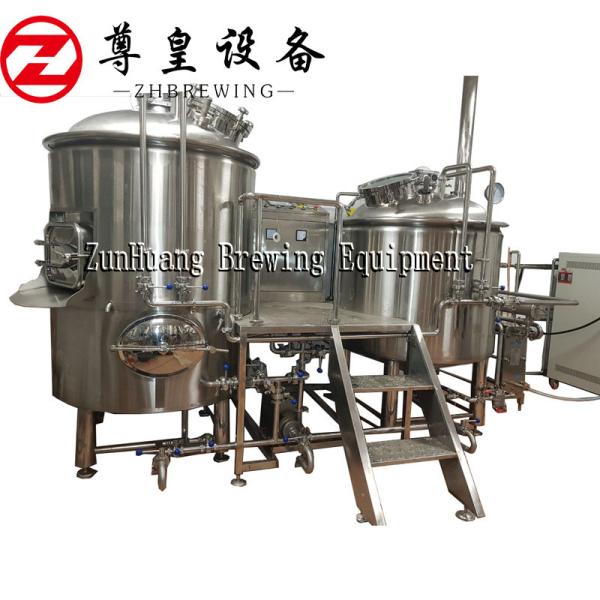 mini equipamento 0 da cervejaria de 3 embarcações 380V - poder 80KW elétrico/aquecimento de vapor