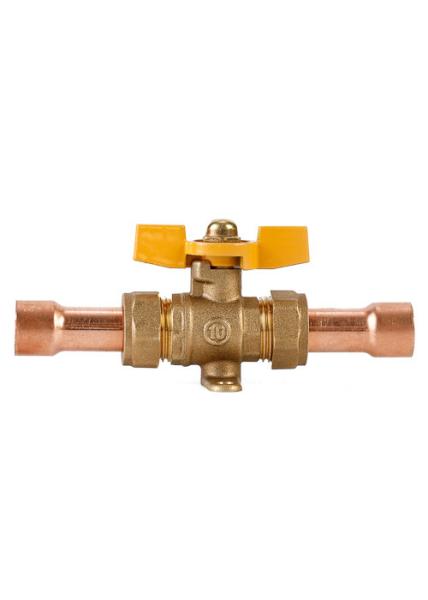 Nontoxic Antirust Gas Hose Valve , Multipurpose Gas Line Ball Valve