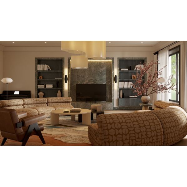 Muebles de villa modernos y elegantes, sillas de sala de estar, OEM, ODM, personalizados