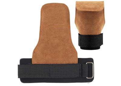 Adjustable Non-slip Weight Lifting Grips Leather Wrist Straps Wrist Wrap Gloves