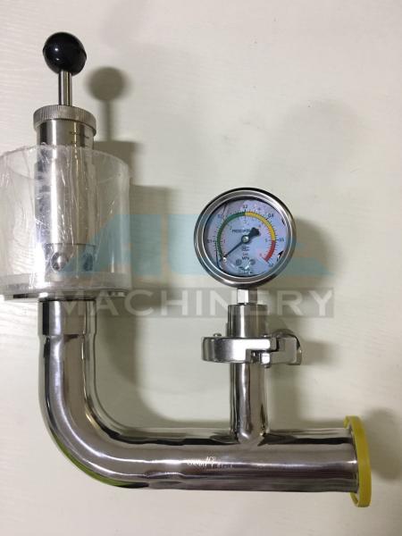 Valve de décompression de ressort d'acier inoxydable pour la soupape de sécurité de réservoir avec le manomètre pour la cuve de fermentation