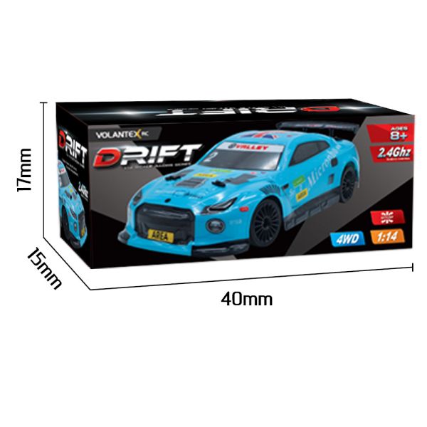 1 14 Ratio LED Light Remote Control Drift Car Electric Four-Wheel Drive Racing Car