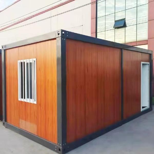 Painel Sandwich de Aço Modular Móvel Moderno Prefabricado Com Janela Deslizante de PVC