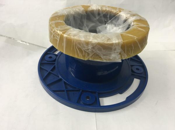 Watertight Dark Blue Toilet Wax Ring Flange ABS Material With Screw Group
