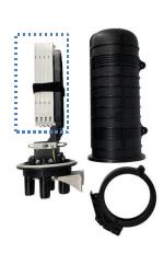 Fiber Optic Vertical Splice Closure-ZCSC-D096-01(7231206)