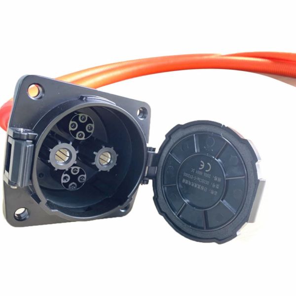 CHAdeMO EV Socket Inlet 125A/150A/200A DC Quick Charger Socket для японского электромобиля