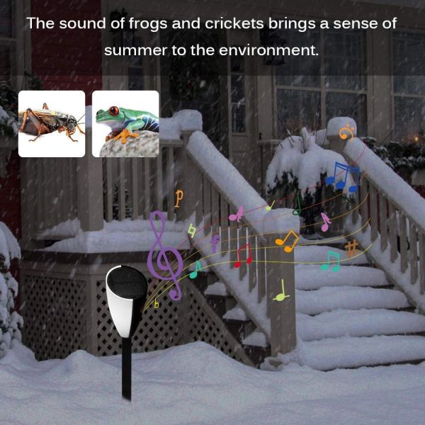 Waterproof Outdoor Pathway Garden Solar LED Music Lawn Lamp Landscape IP65 ROHS Ce 3-YEAR ABS