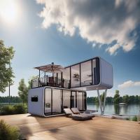 New Design Apple Cabin Economic Movable Capsule Hotel Container House Movable Home Prefab House