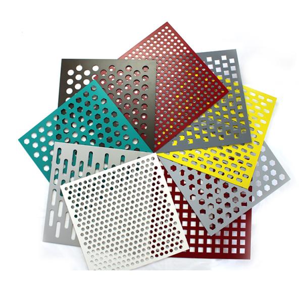Galvanized Perforated Metal Sheet Mesh For Curtain Wall Panel Decoration