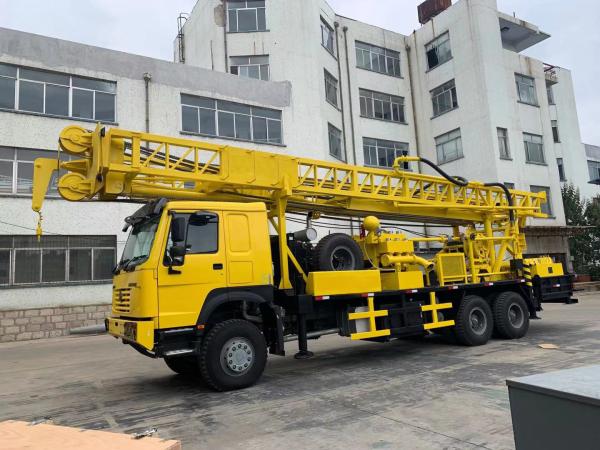 300m Borehole Drilling Rig Howo 6x4 Truck Chassis Rotary Table Type