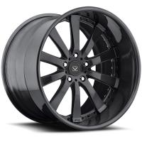 L'alliage adapté aux besoins du client par noir de lustre borde 22 pour Land Rover 2-Piece a forgé les jantes 5x120 5x108