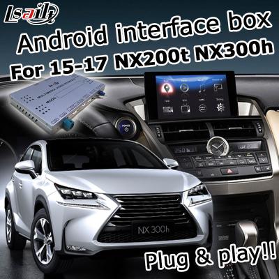 Automóvel carplay do androide de youtube do waze do controle do touchpad do botão da caixa da navegação de Lexus NX200t NX300h GPS