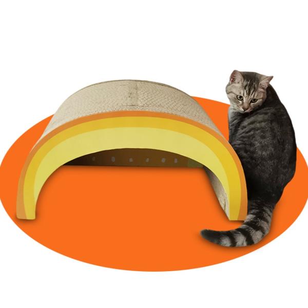 Orange Lobe Tumbler Cat Bowl Cats Lounge Scratchers Popular Scratch Toys Corrugated Cardboard Paper Boards Pet Furniture