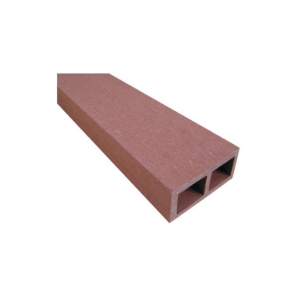 Recyclable Red wood stair railing , OEM / ODM outdoor railings for stairs