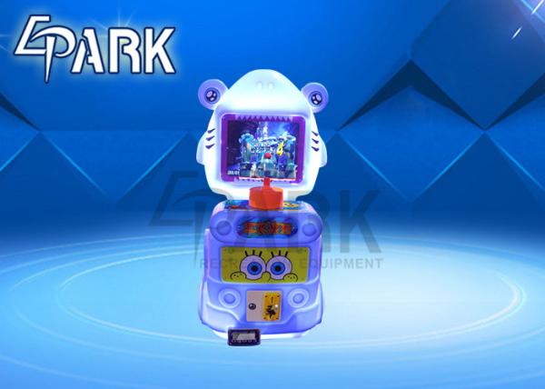 Kids Shooting Gun Toys Cartoon Arcade Video Game Machine With LED Light