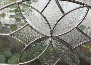Decorative Kitchen Cabinet Glass For Apartment Home Pattern Surface