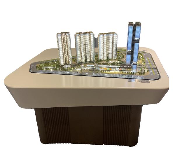 Precision Architectural Model Display 1:150 Commercial Building Model
