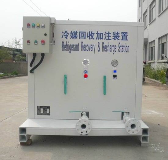 Vapor Recovery Unit For ISO Tank Refrigerant Gas Station Refrigerant Filling Plant