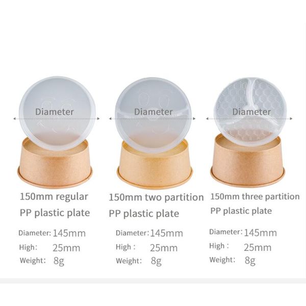 Крепкая устранимая разделенная пластмасса покрывает экономический поднос отсека партии