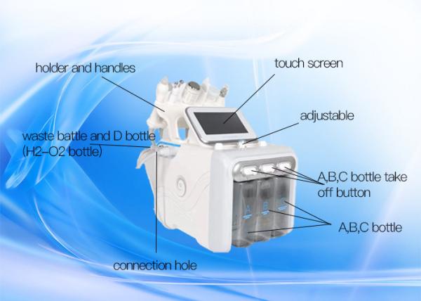 Six In One Hydrafacial Machine Multifunctional For Facial Deep Cleaning / Detoxing