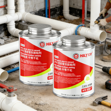 High Viscosity Plastic Pipe CPVC Solvent Cement For Fire Pipe Construction Footwear