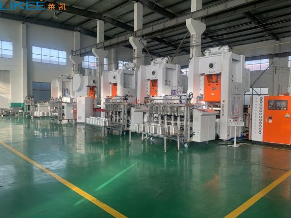 Disposable Aluminium Foil Trays Making Machine High Speed 35 - 68 Strokes/min