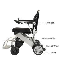 Alu Frame Battery Powered Wheelchair 6km/Hr With Brushless Motor
