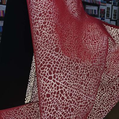 Glitter Synthetic Artificial Leather Fabric Noctilucent  1.5M Width