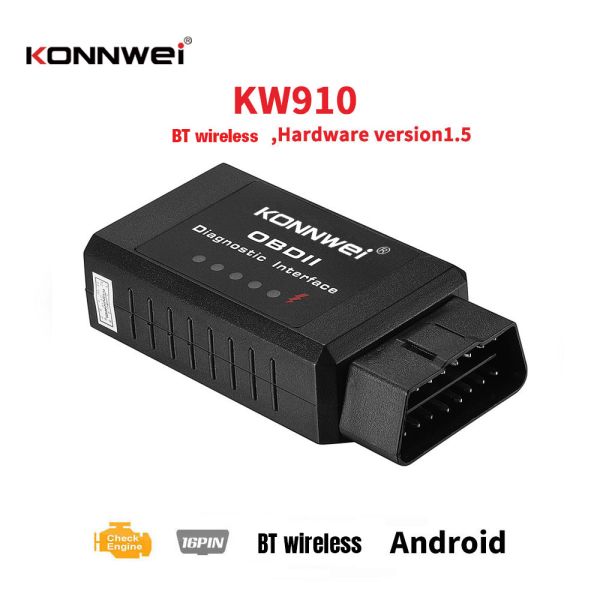 блок развертки ROHS автомобиля 25K80 IC KONNWEI ELM327 диагностический